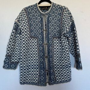 Norlender Wool Cardigan Sweater size large